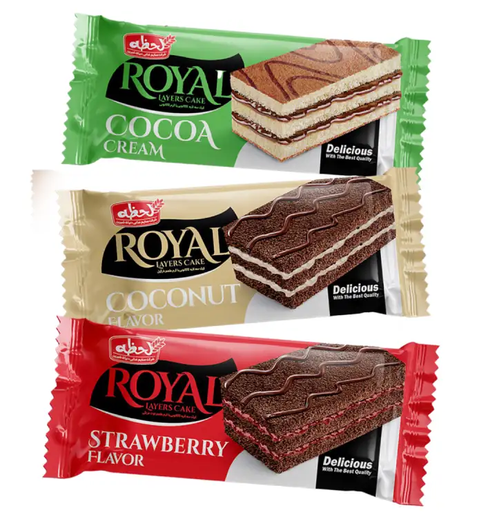 Royal three-layer sponge cake